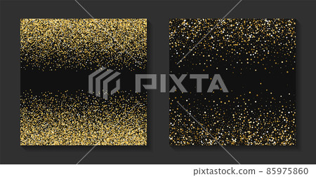Golden luxury backgrounds set. Vintage vector illustration. Golden luxury backgrounds set. Vintage vector illustration. 85975860