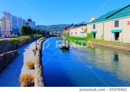 北海道遊記小樽運河 85976982