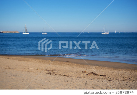 Hondarribia beach in Irun Spain Hondarribia beach in Irun Spain 85978974