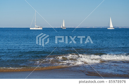 Hondarribia beach in Irun Spain Hondarribia beach in Irun Spain 85978976