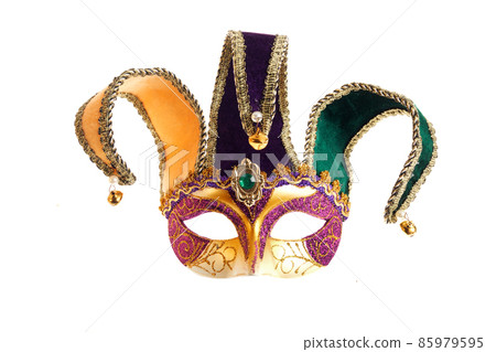 Mardi gras mask isolated on white background 85979595