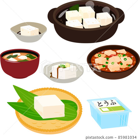 用豆腐做菜的插圖集 85981034