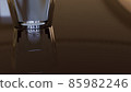The lower half of a cup placed in a dim room 85982246