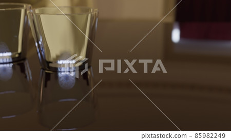 Two side-by-side glasses Two side-by-side glasses 85982249