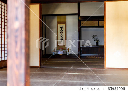 Saitama Prefecture Miyoshi Town Designated Tangible Cultural Property Former Ikegami Family Residence Japanese-style Room 85984906