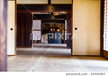 Saitama Prefecture Miyoshi Town Designated Tangible Cultural Property Former Ikegami Family Residence Japanese-style Room 85984907