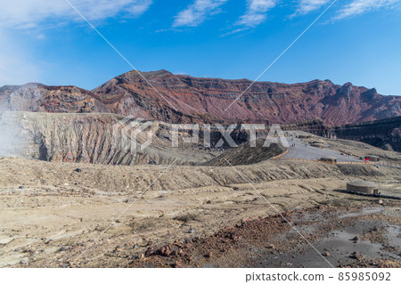 Mt. Aso Nakadake crater 85985092