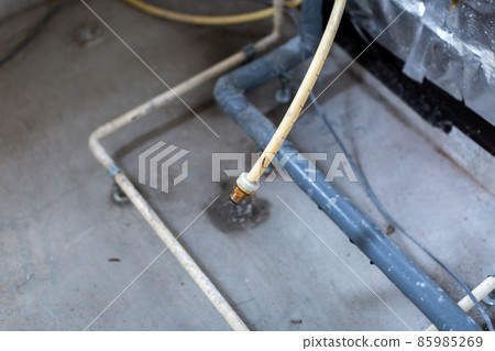 Home remodeling bathroom demolition work plumbing 85985269