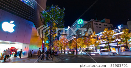 大阪府大阪市禦堂筋Osaka Light Feast，心齋橋附近 85985791