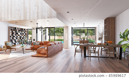 modern luxury living interior. 85989617