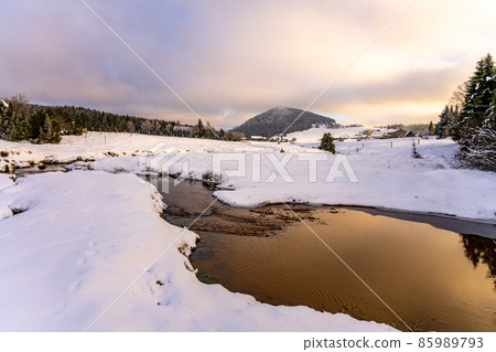 Wintertime landscape of Jizera Mountains Wintertime landscape of Jizera Mountains 85989793