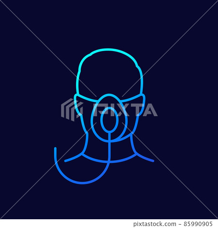 icu ventilator icon, medical therapy for lungs icu ventilator icon, medical therapy for lungs 85990905