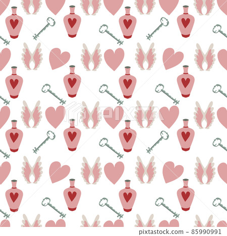 Valentines Day romantic seamless pattern  85990991