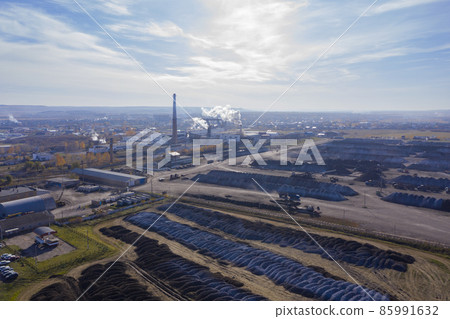 Sugar factory in Russia. Processing of sugar beet in Raevksky. ero Sugar factory in Russia. Processing of sugar beet in Raevksky. ero 85991632