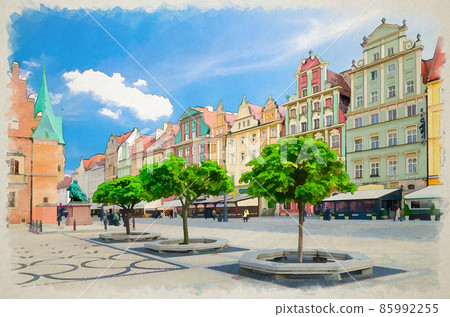 Old historical city centre of Wroclaw, Poland Old historical city centre of Wroclaw, Poland 85992255