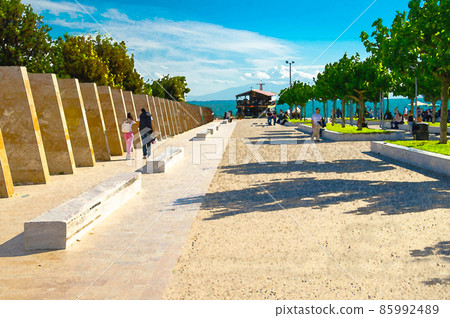 Watercolor drawing of Thessaloniki, Greece 85992489