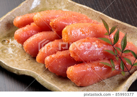 Spicy cod roe on a plate Spicy cod roe on a plate 85993377