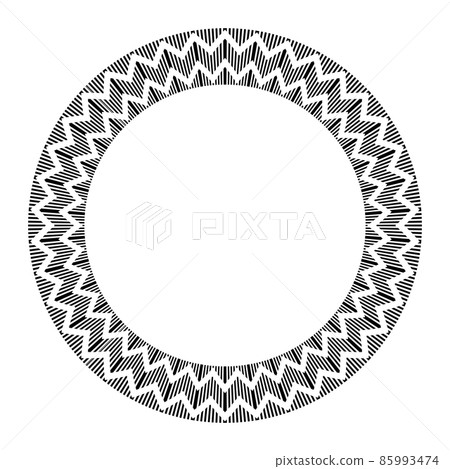 Abstract circle pattern for decorative round frame. Abstract circle pattern for decorative round frame. 85993474