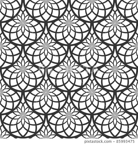 Art Deco motif in seamless decorative geometric pattern. Art Deco motif in seamless decorative geometric pattern. 85993475