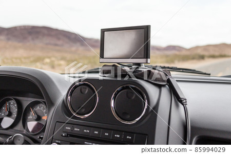 GPS device in a car GPS device in a car 85994029