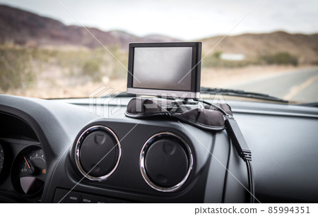 GPS device in a car GPS device in a car 85994351