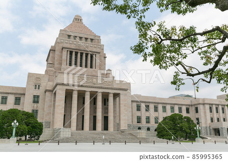 [Japan] Exterior of the Diet Building in Tokyo 85995365