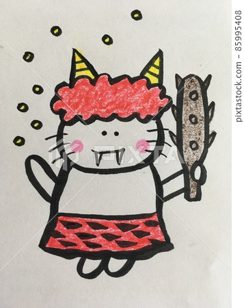 貓偽裝成紅色惡魔 貓偽裝成紅色惡魔 85995408