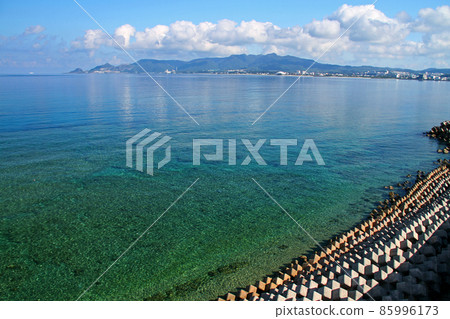 Beautiful sea around Sukuta, Nago City, Okinawa Beautiful sea around Sukuta, Nago City, Okinawa 85996173
