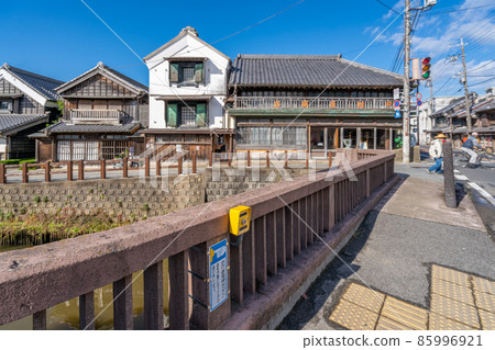 佐原街景中村屋商店中景橋香取街道 85996921