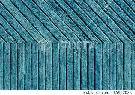blue abstract background of wooden planks with cracked paint texture blue abstract background of wooden planks with cracked paint texture 85997028
