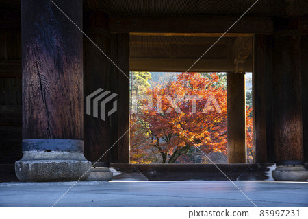 Nanzenji Temple Sanmon in late autumn 85997231