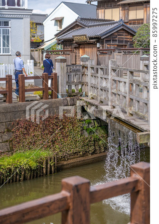 佐原街景、豐橋橋、加加橋、水砲、100個日本音景值得收藏 佐原街景、豐橋橋、加加橋、水砲、100個日本音景值得收藏 85997275