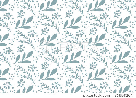 藍色植被白色背景壁紙 85998264