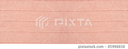 Pink knitted carpet close up. Textile texture detailed. 85998838