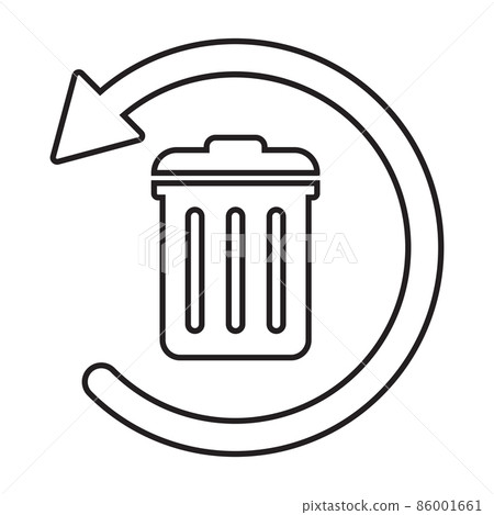 undelete icon vector for graphic design, logo, website, social media, mobile app, UI illustration undelete icon vector for graphic design, logo, website, social media, mobile app, UI illustration 86001661