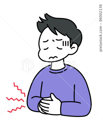 胃痛的男性 胃痛的男性 86002136