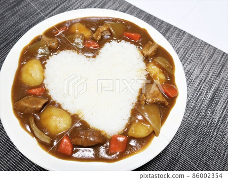 Heart curry rice Heart curry rice 86002354