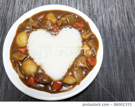 Heart curry rice Heart curry rice 86002355
