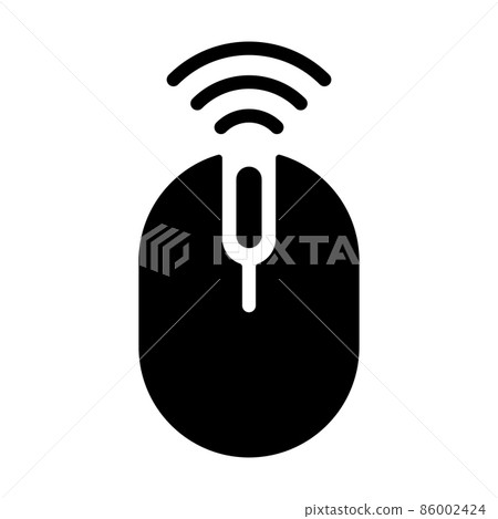 Wireless computer mouse icon vector for graphic design, logo, website, social media, mobile app, UI illustration 86002424