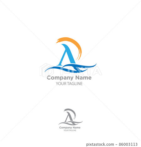 Initial A modern monogram and elegant logo design, Professional Letters Vector on white background Initial A modern monogram and elegant logo design, Professional Letters Vector on white background 86003113