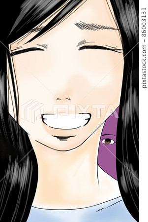 Scary illustrations of women 86003131