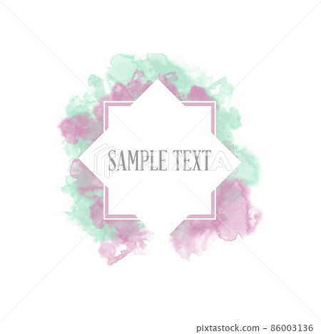 Watercolor splatter vector background for text, banner label, logo design Watercolor splatter vector background for text, banner label, logo design 86003136