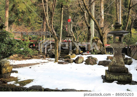 New Year's Valley Kegonji Temple Walk 54 (Ibigawa-cho, Ibi-gun, Gifu Prefecture) 86003203