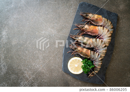 fresh tiger prawn or shrimp fresh tiger prawn or shrimp 86006205