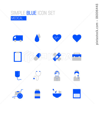 Simple Blue Icon 02 86006448