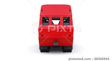 Bus to transport workers to hard to reach areas. 3D illustration. Bus to transport workers to hard to reach areas. 3D illustration. 86006944