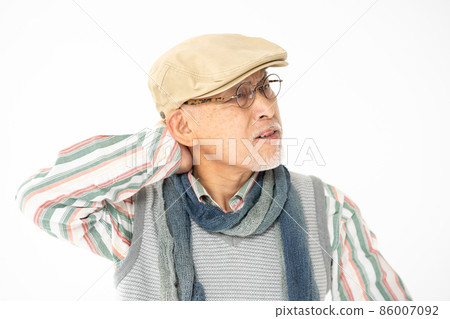 高級男性肖像擔心 86007092