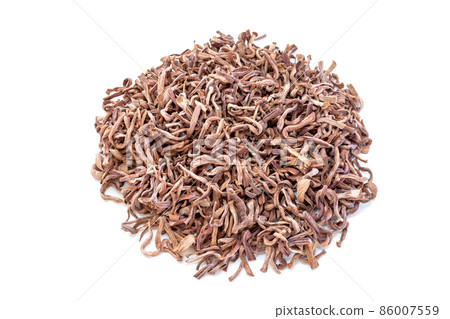 Up of dried potatoes from taro stalks [Material for leaflets] 86007559