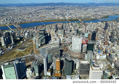 梅田-航拍- 梅田-航拍- 86008489