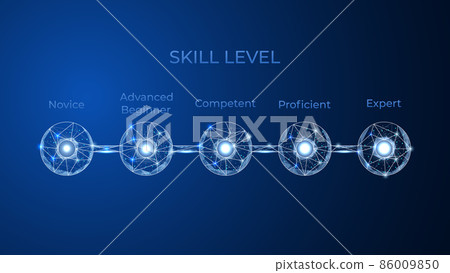 Skill levels scale. 86009850